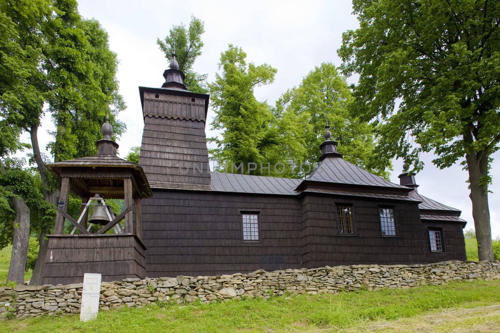 wooden church, Leluchow, Poland
