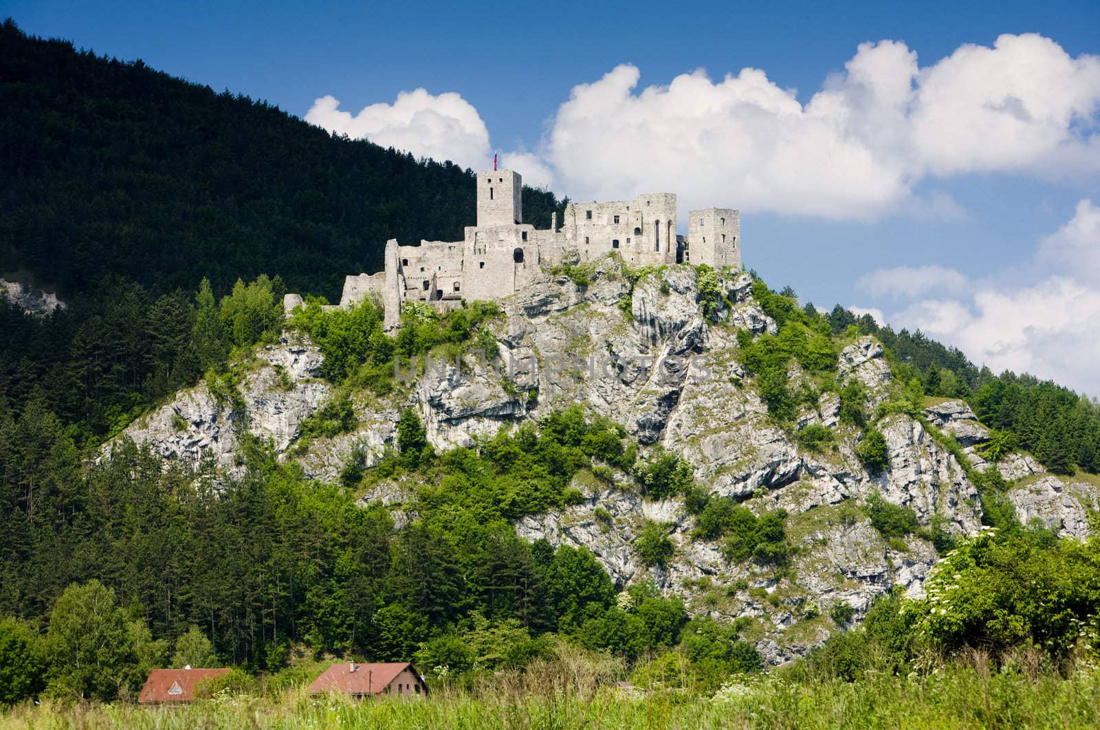 ruins of Strecno Castle, Slovakia