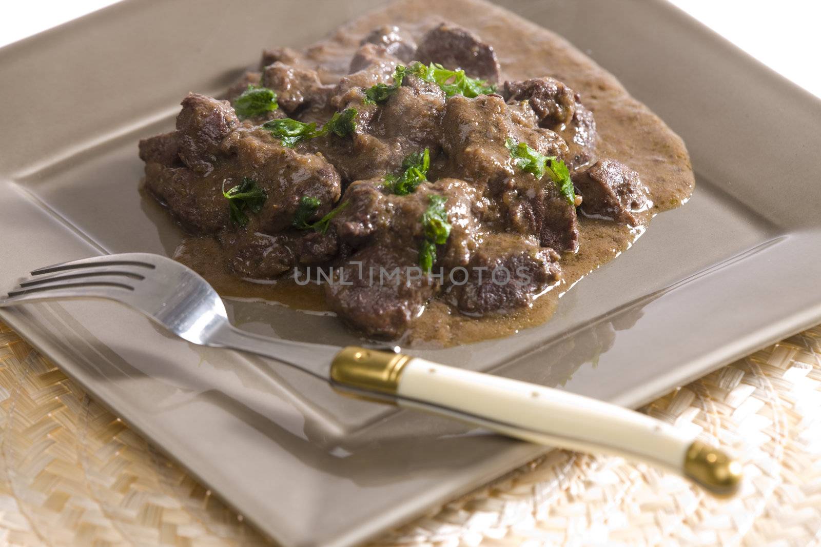 venison goulash with red wine