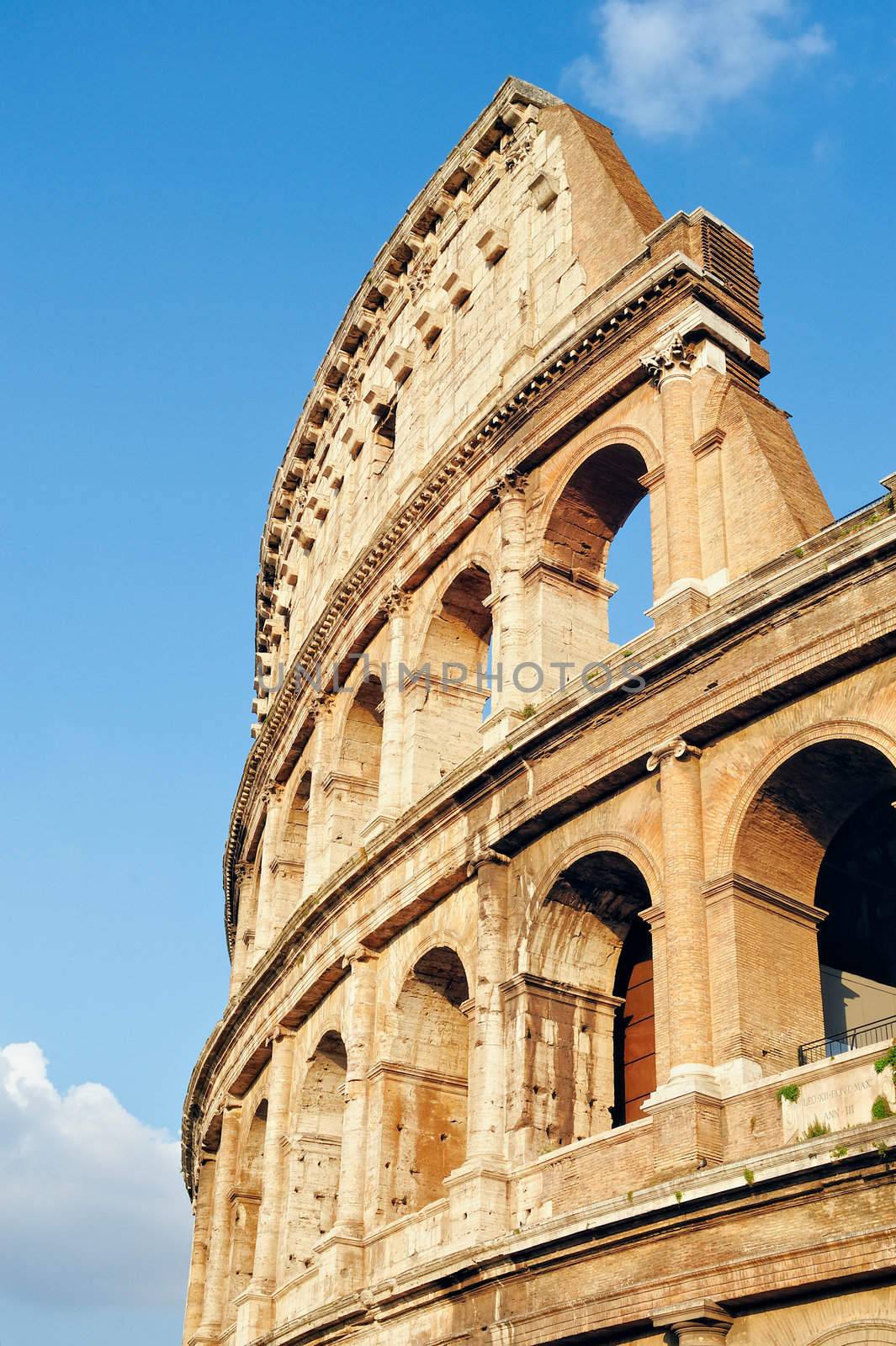 Ruins of the Colloseum in Rome, Italy