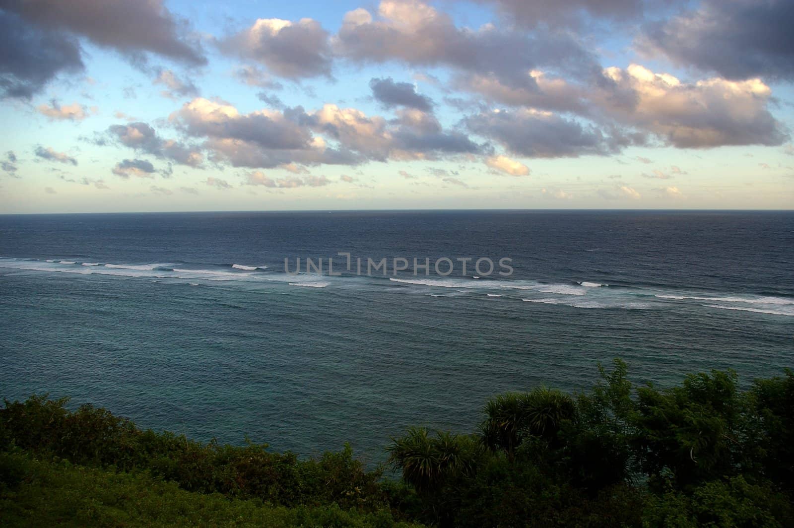 View of Indian ocean, Nusa Dua, Bali. by Komar