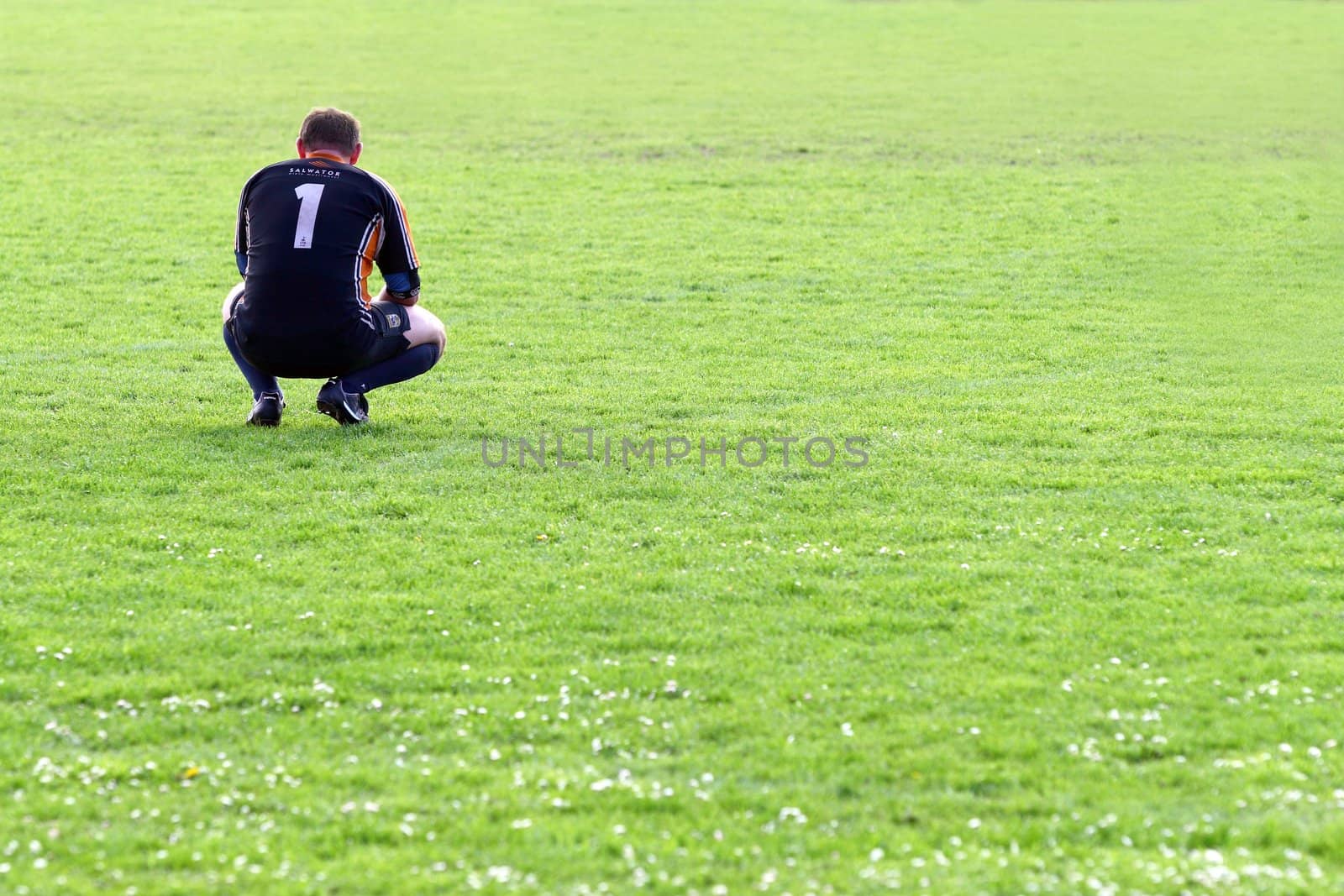 An action during a rugby match