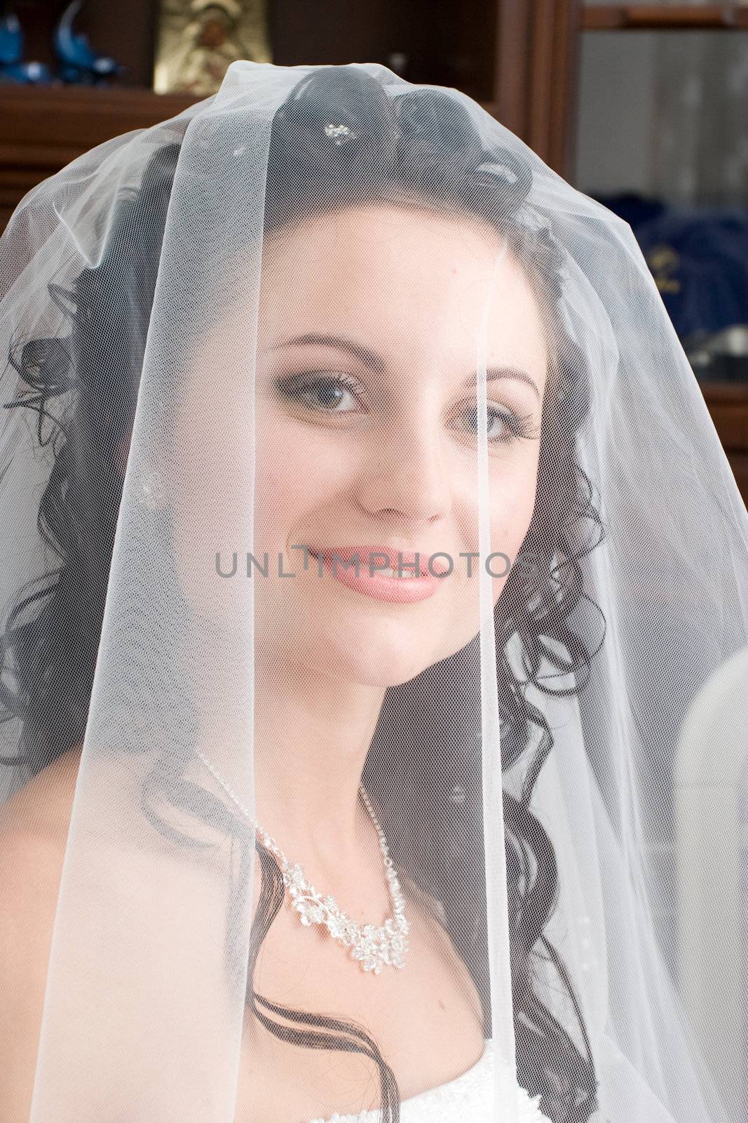 bride under a veil by vsurkov