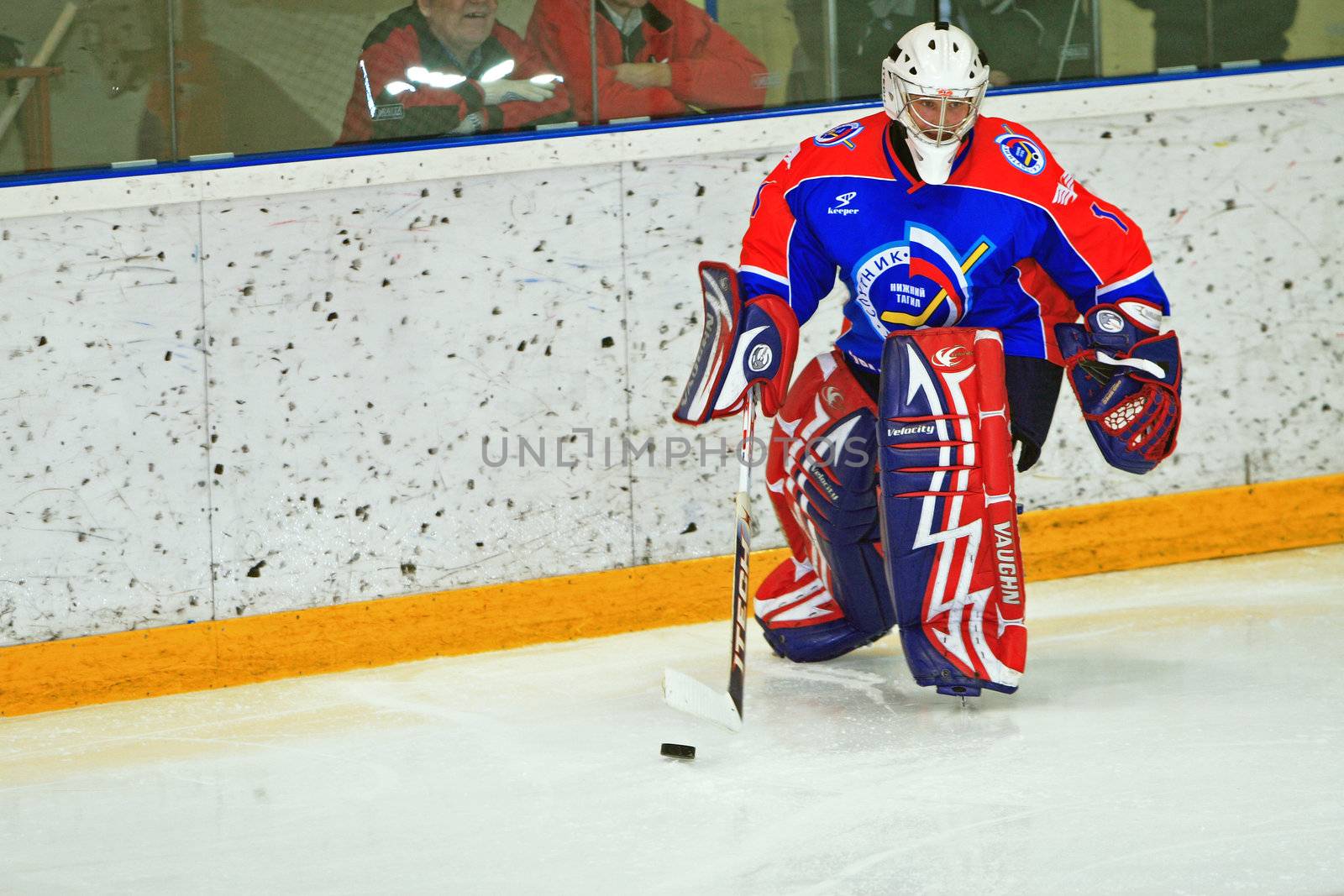 Hockey. The Goalkeeper in Game by Ledoct