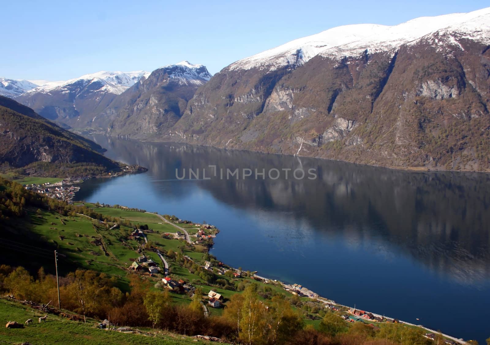 Landscape of fjord in Norway