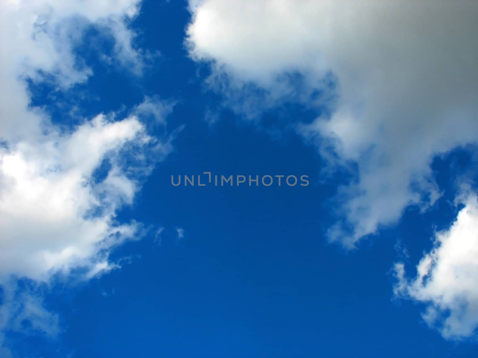 Blue sky and white clouds