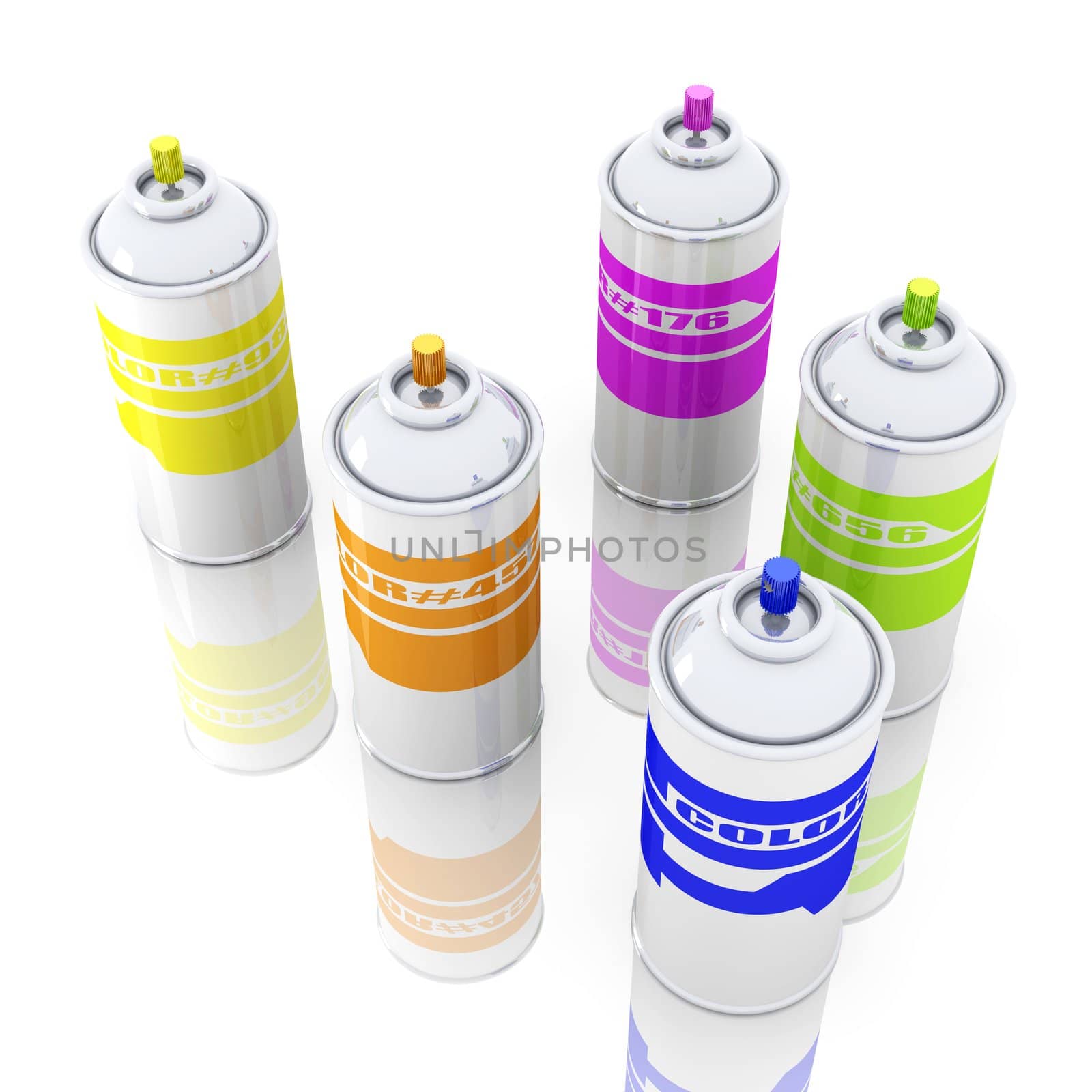 Color Aerosol Cans
 by Spectral