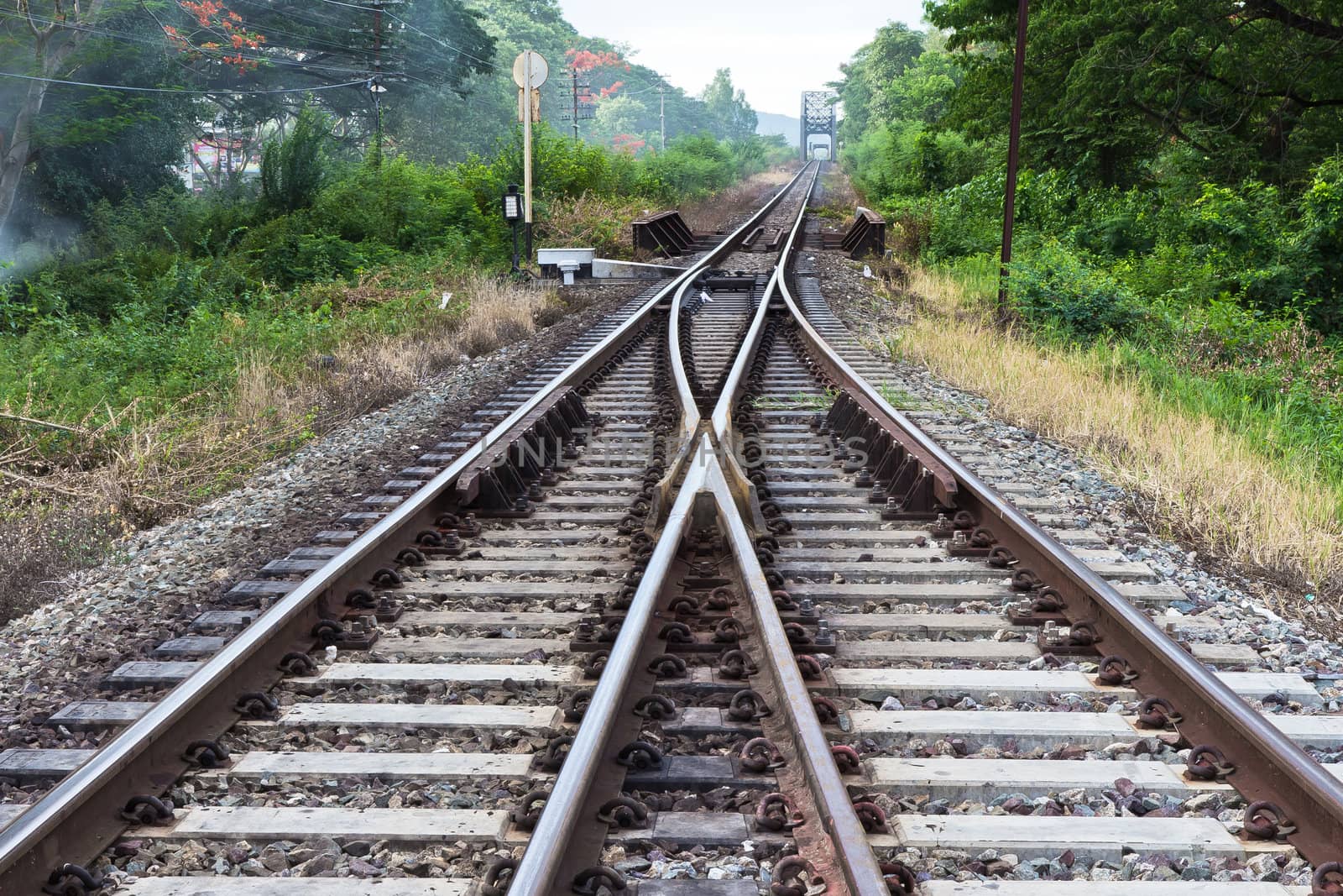 Railroad in Thailand by Na8011seeiN