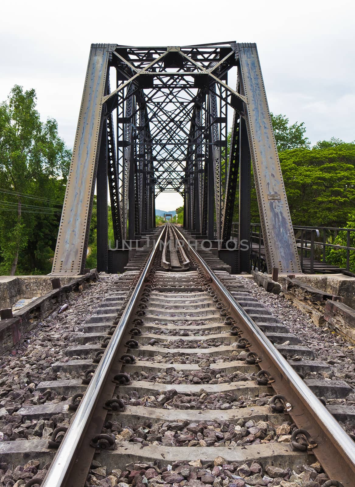 Railroad in Thailand.