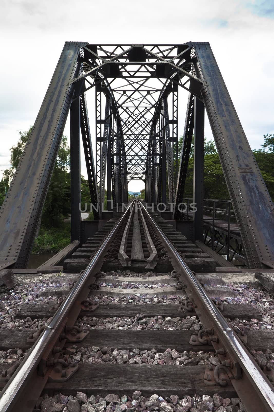 Railroad in Thailand.