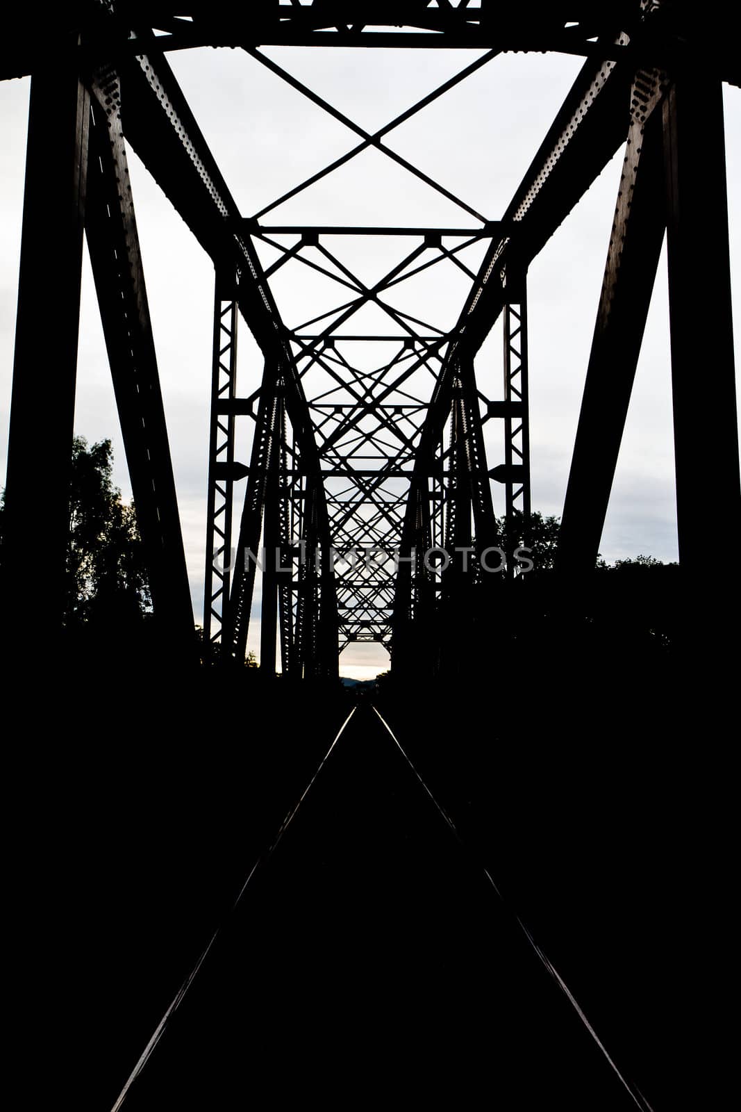 Railroad in Thailand.