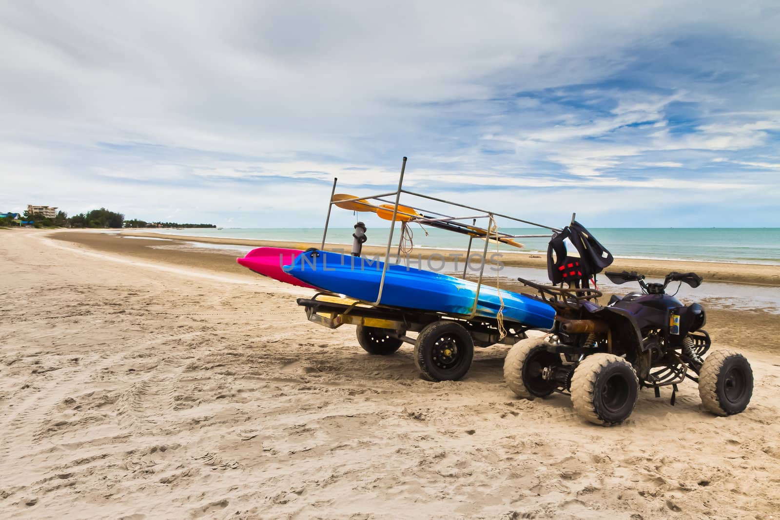 ATV on The Beach in Thailand by Na8011seeiN