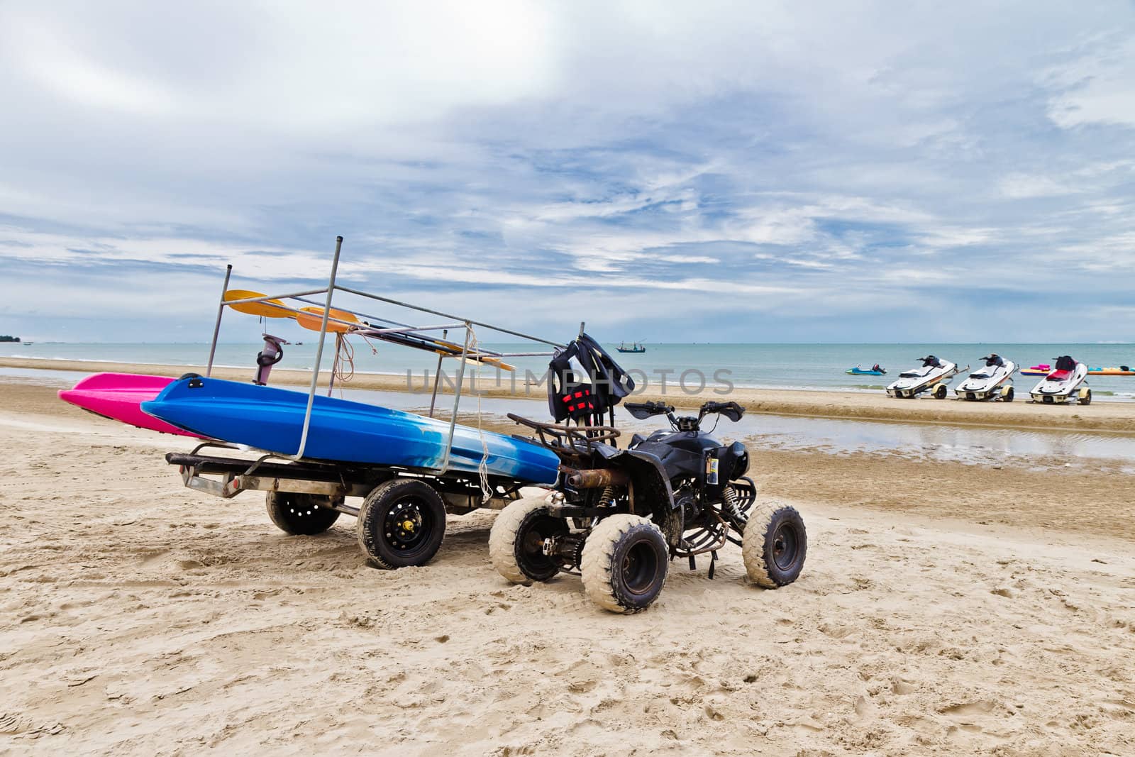 ATV on The Beach in Thailand. by Na8011seeiN