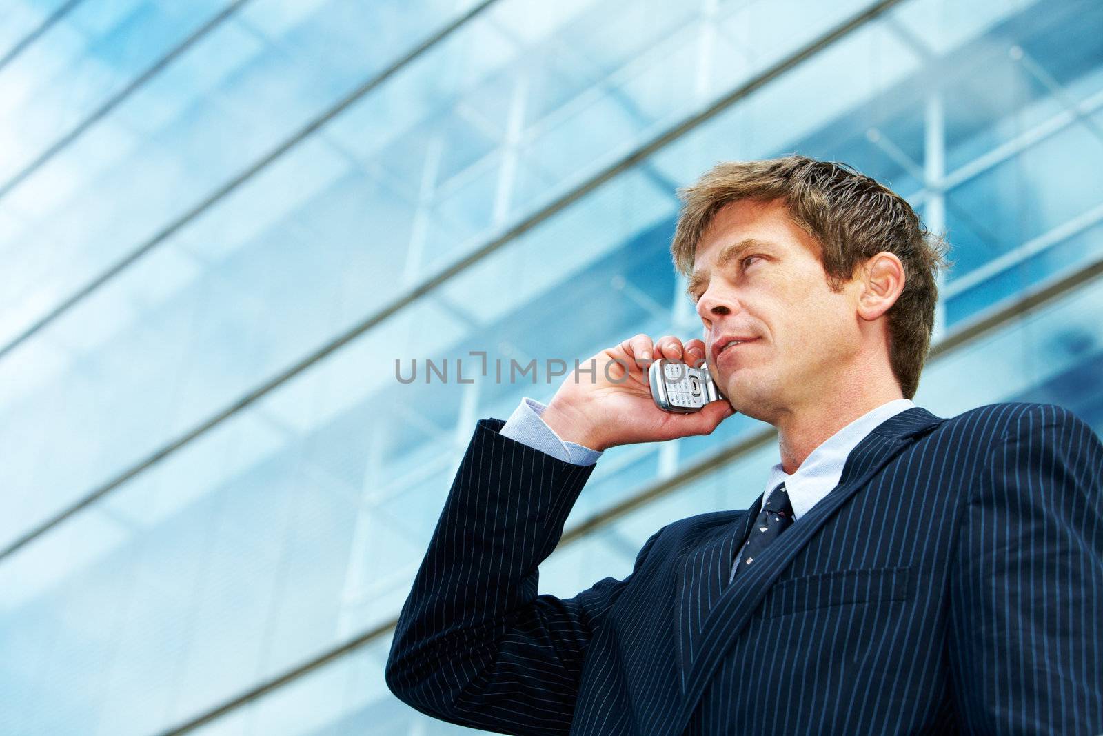 Man outside office building by Luminis