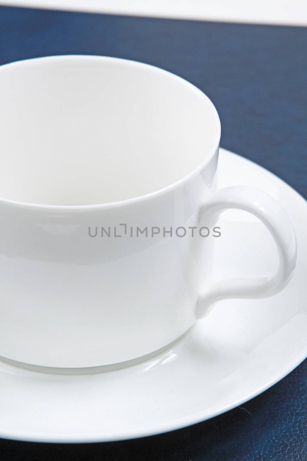 Perfect white coffee cup