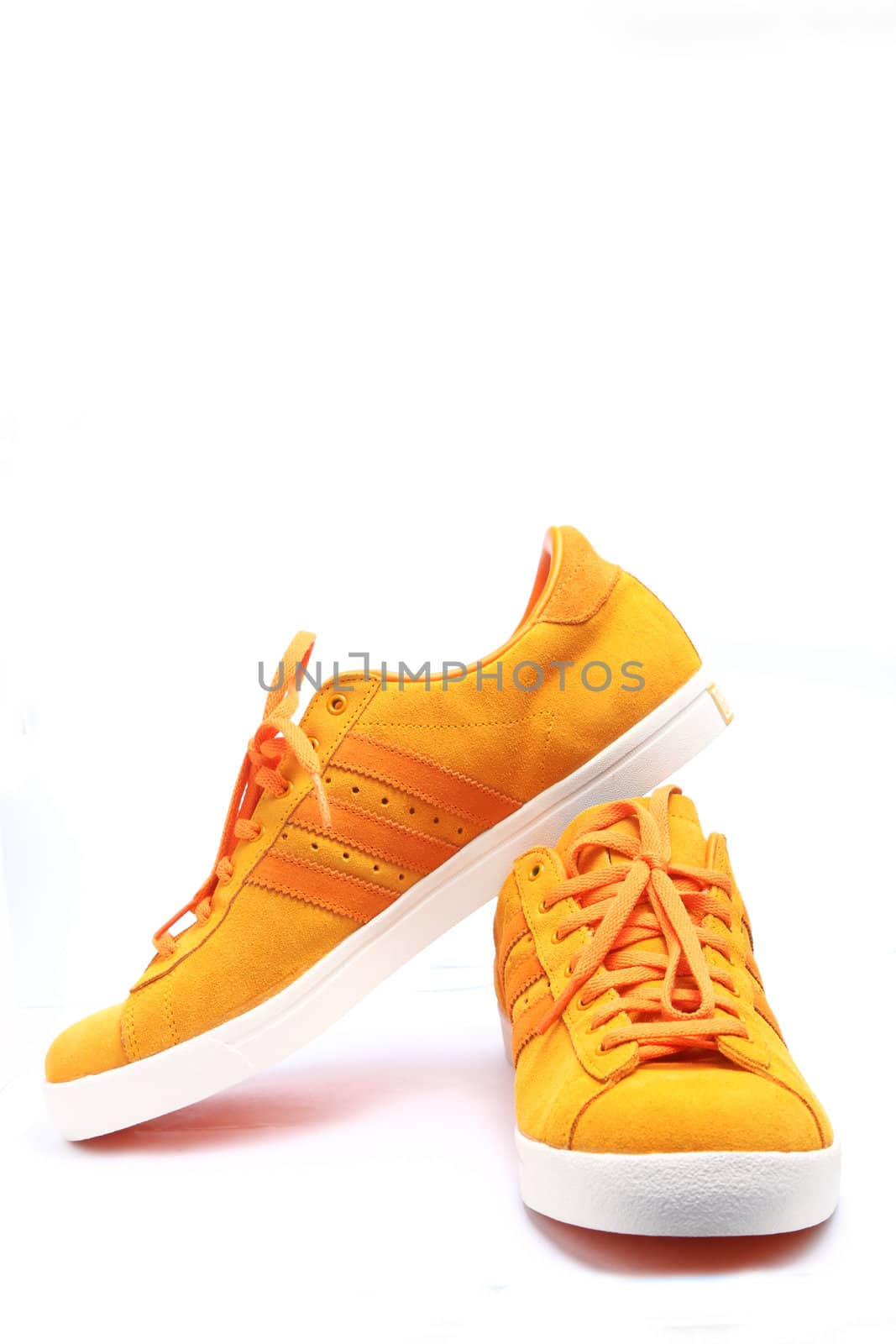 Orange shoe