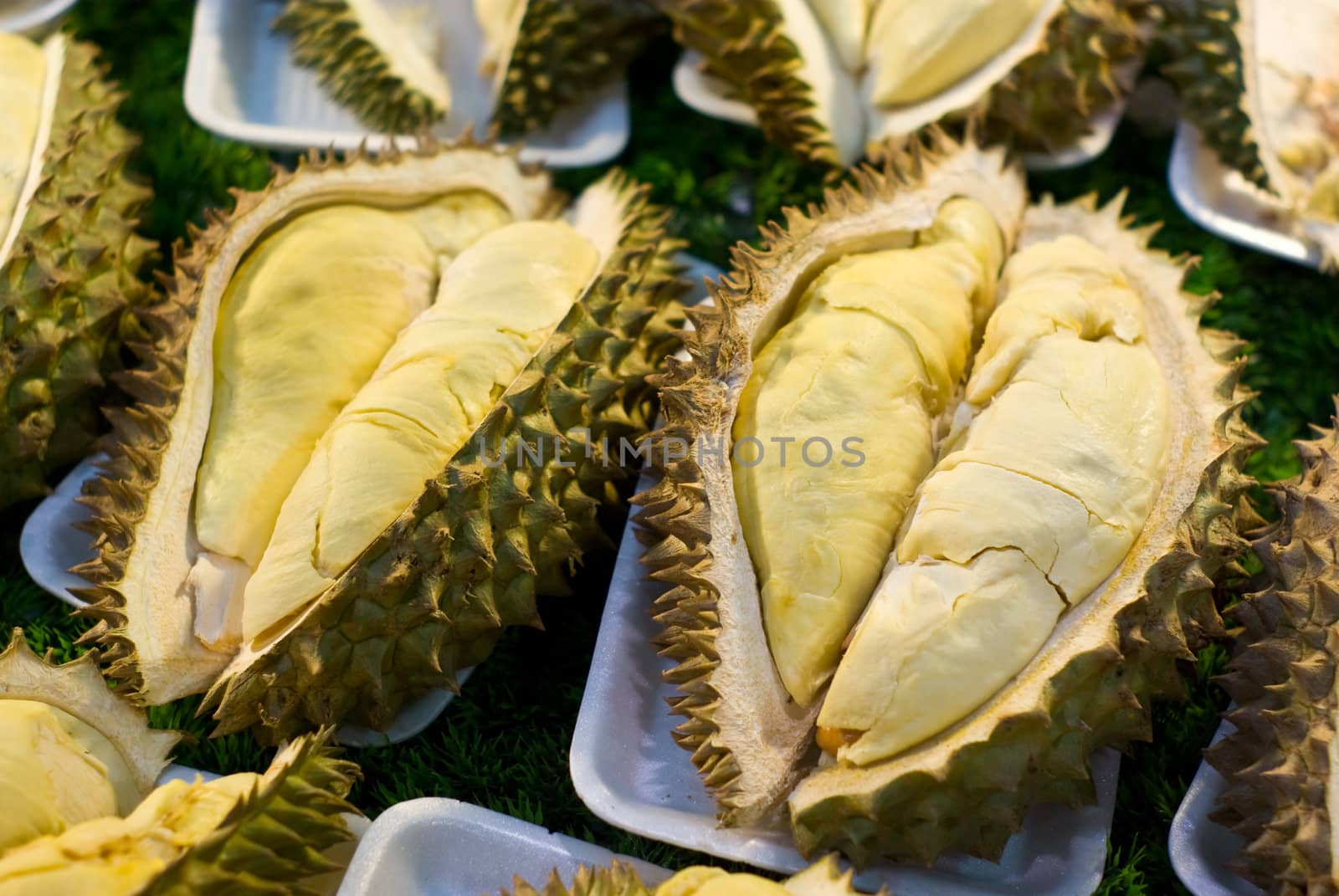 Durian in the market by pixbox77