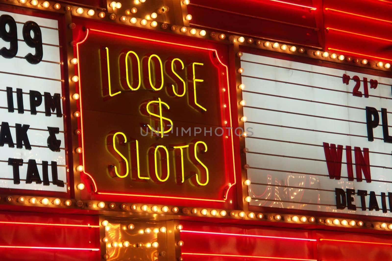 Loose slots neon sign in las vegas