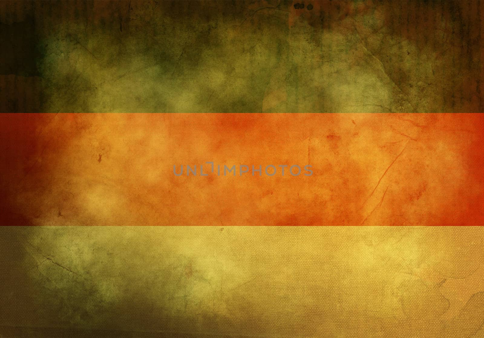 German Flag on old and vintage grunge texture