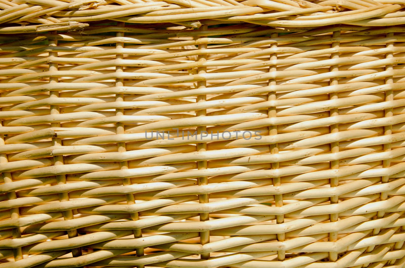 Interesting texture of the walls of wicker basket. Nice background.