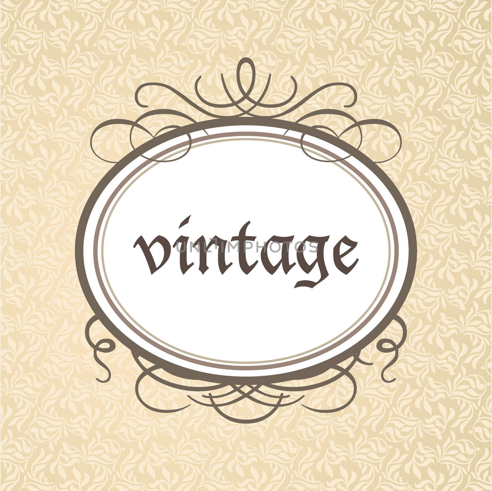 Template framework - a luxurious vintage style.