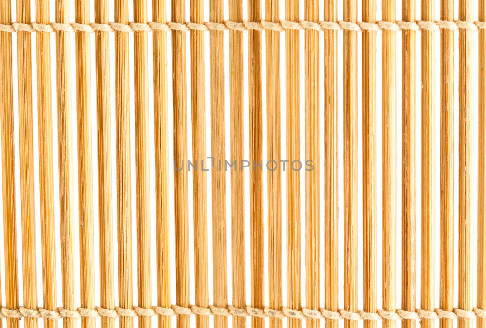 Close up a bamboo mat