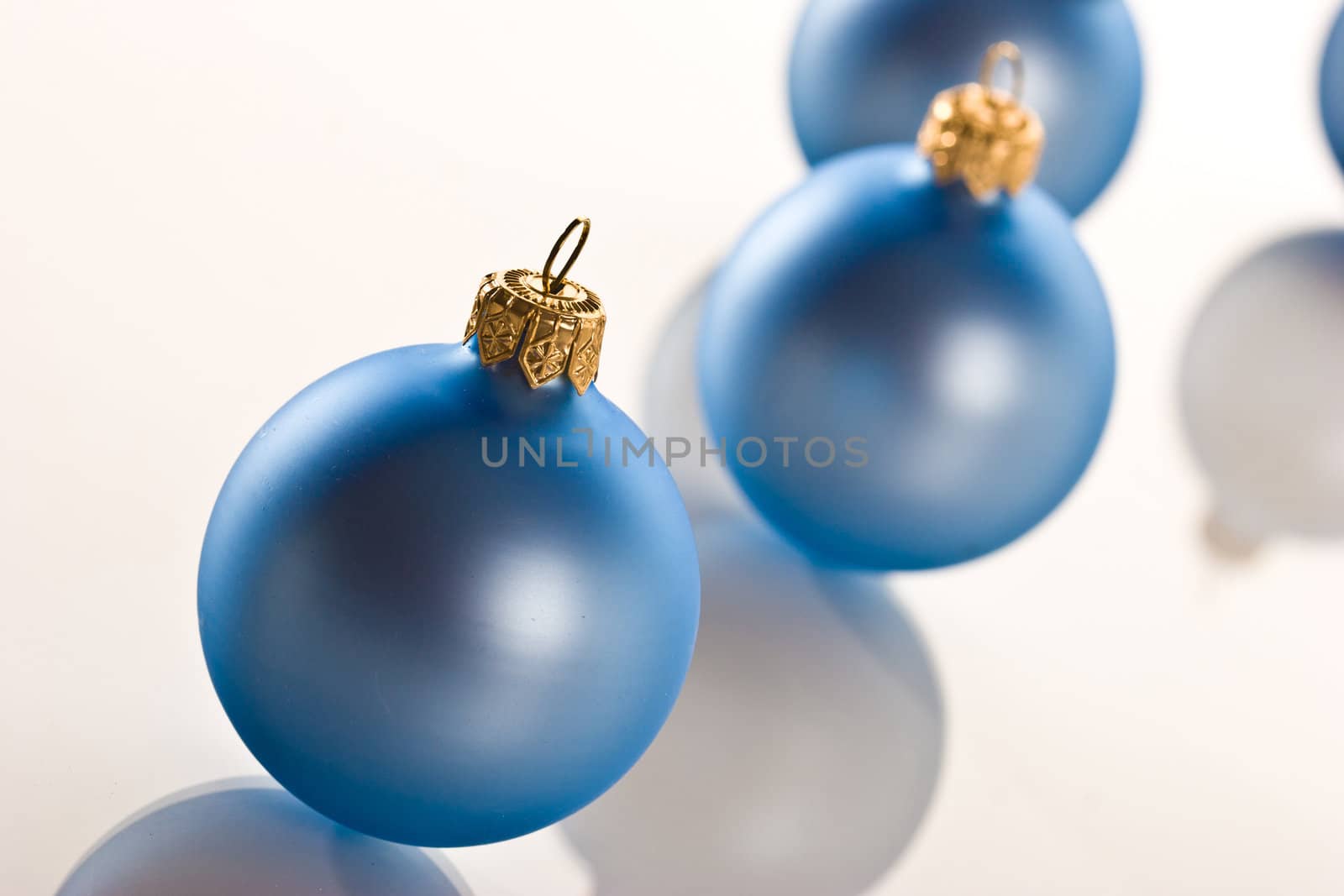 holiday series: some blue blue christms ball