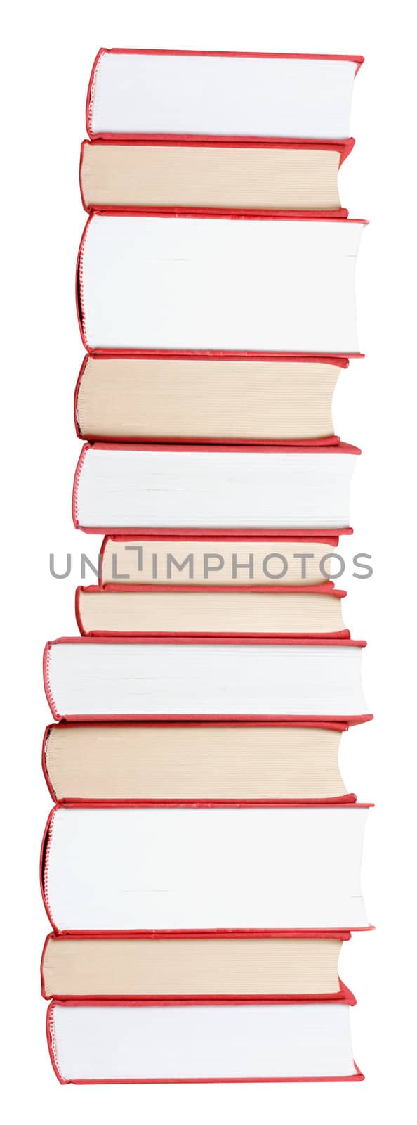 Huge books in a stack