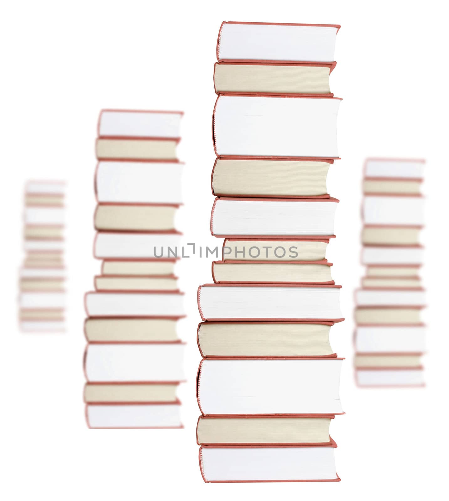 Huge books in a stack