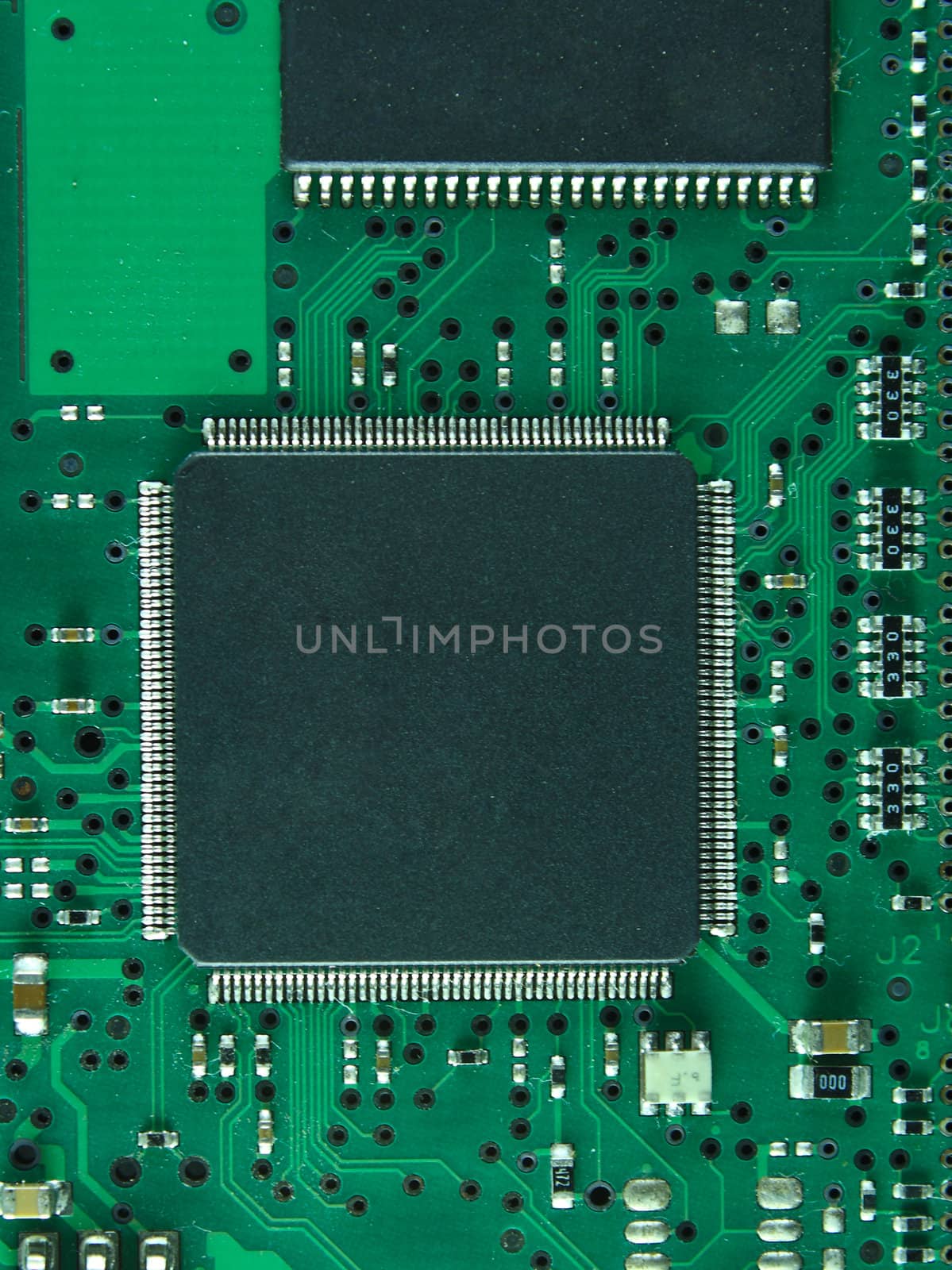 Background computer circuit green board