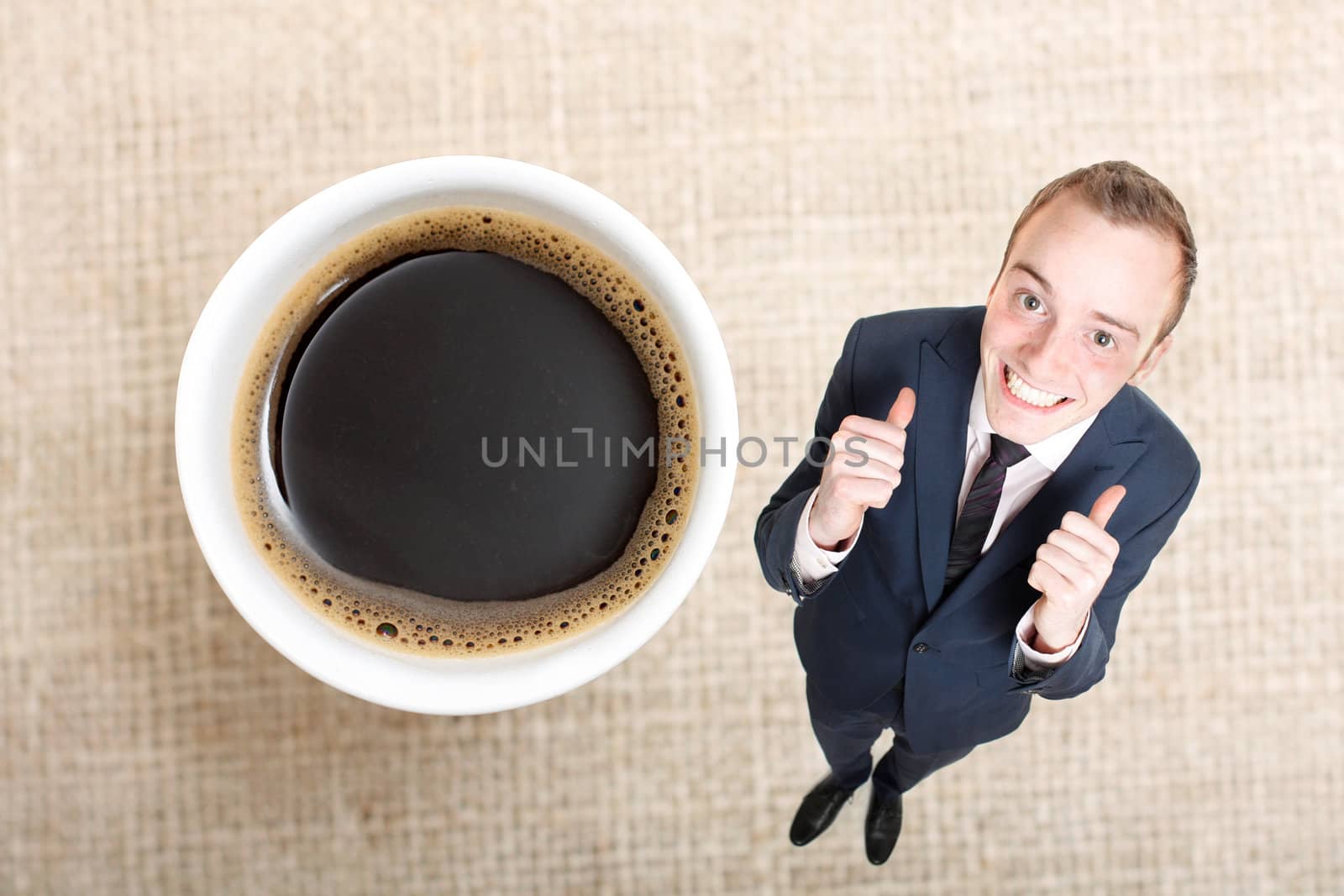 A delicious cup of coffee