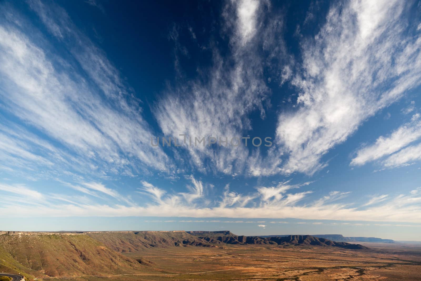 South Africa - open countryside - Vertical - Copy Space