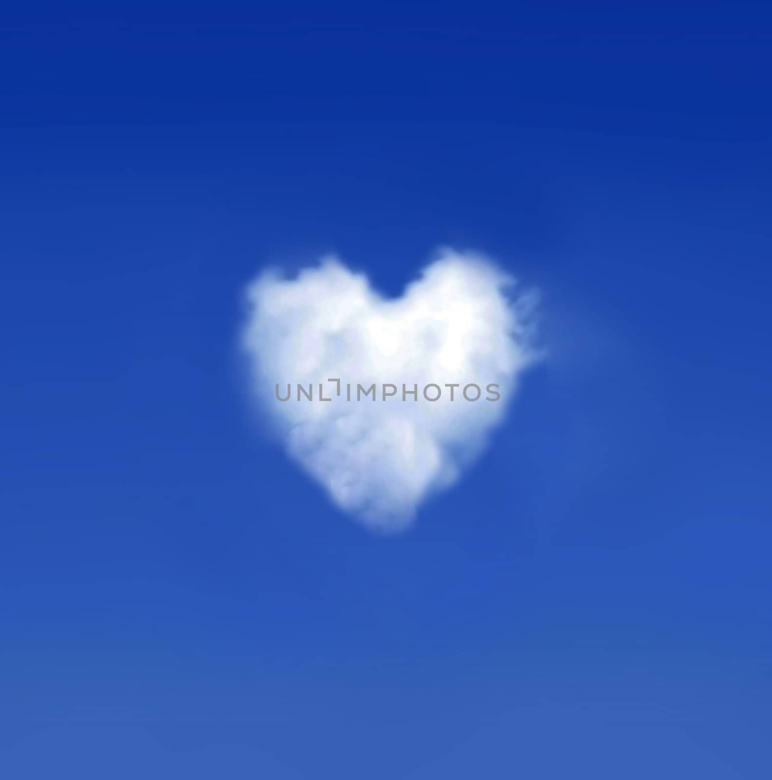 Heartshaped cloud