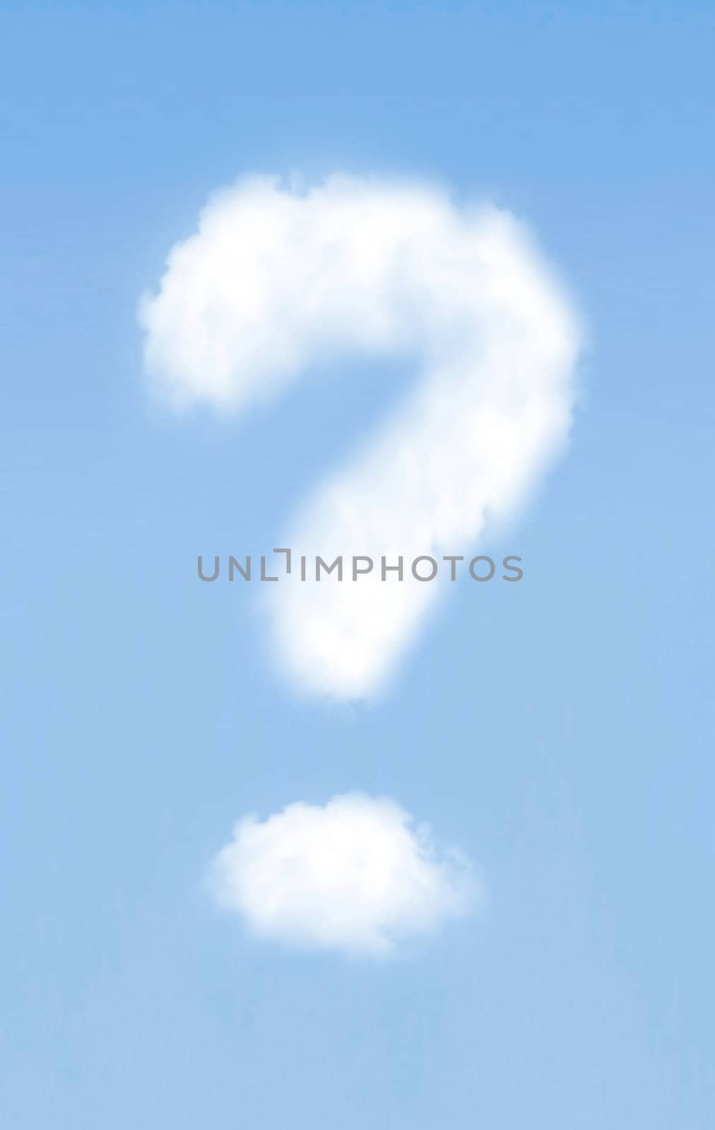 Question mark in the sky by leeser