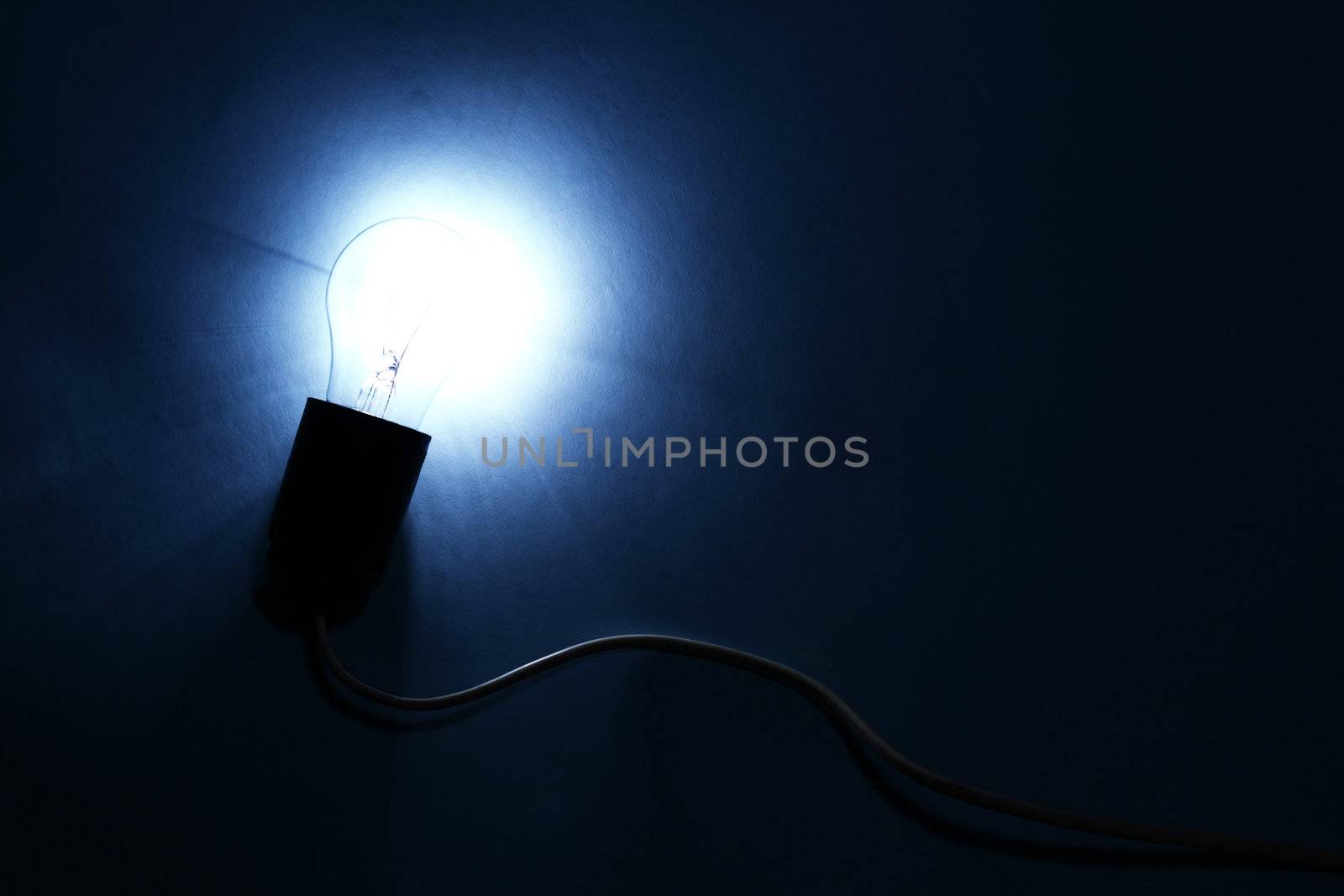 energy bulb macro close up