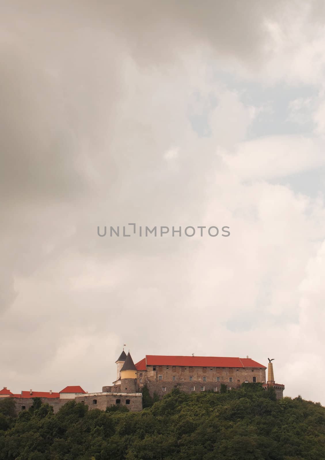 Ancient castle in Mukachevo, Ukraine by AndreyKr