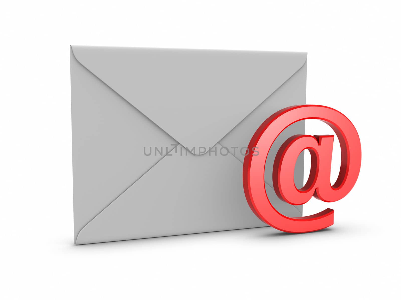 Mail with @ symbol.
