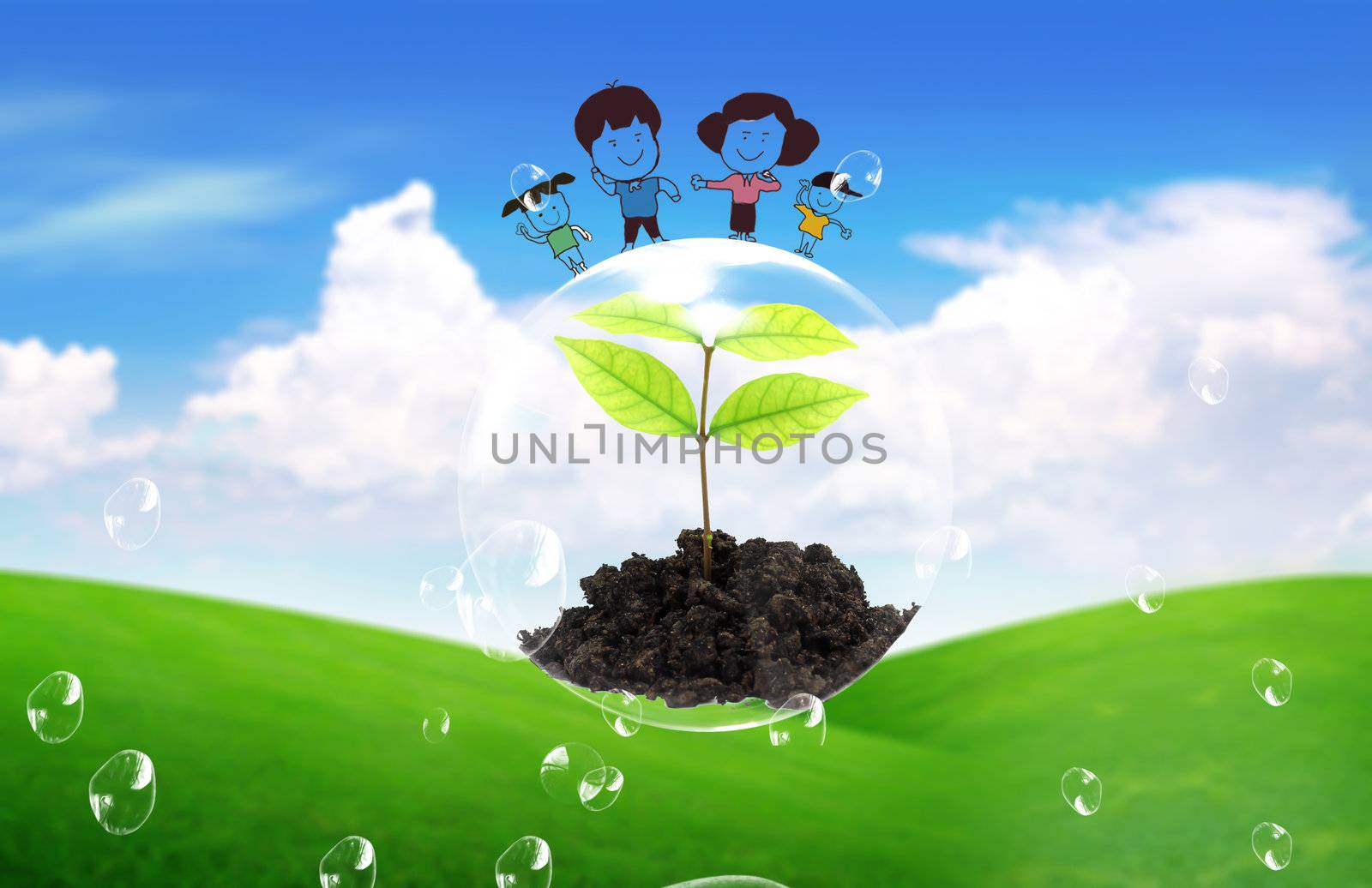 protect the earth concept