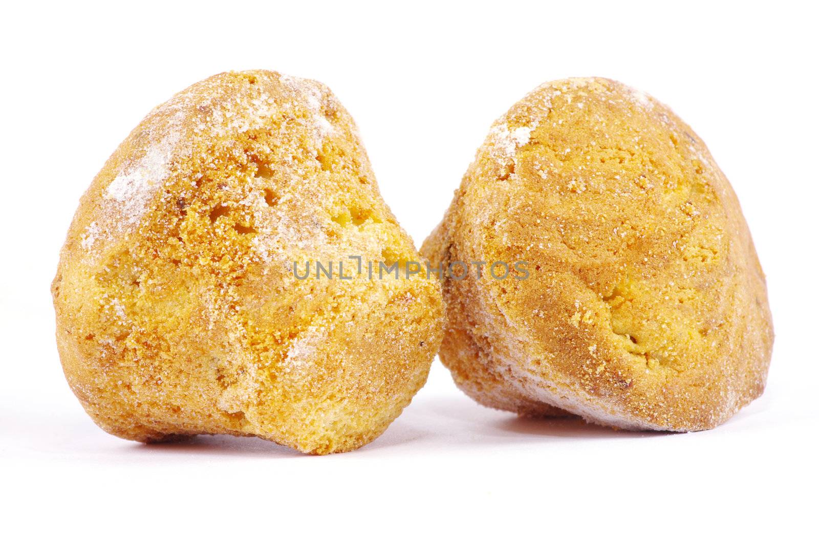 sweet cupcakes  isolated on white background