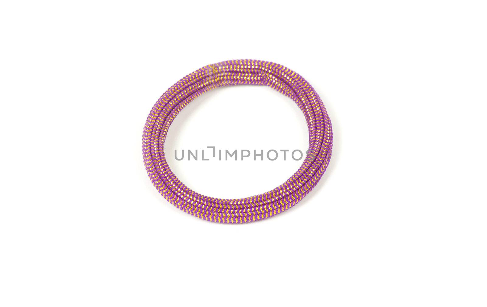  shaped hair pin on white background