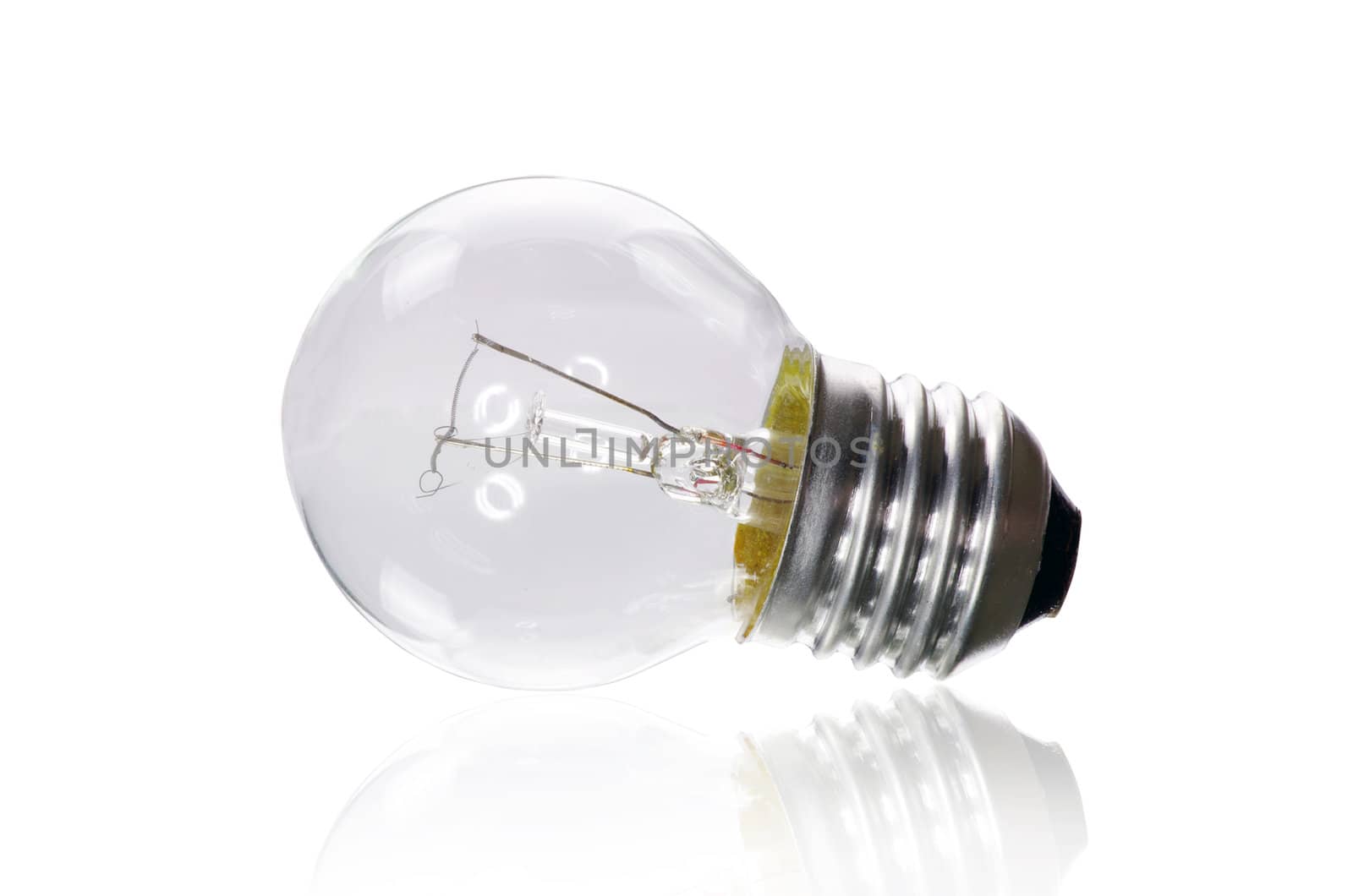 Electric bulb  on a white background