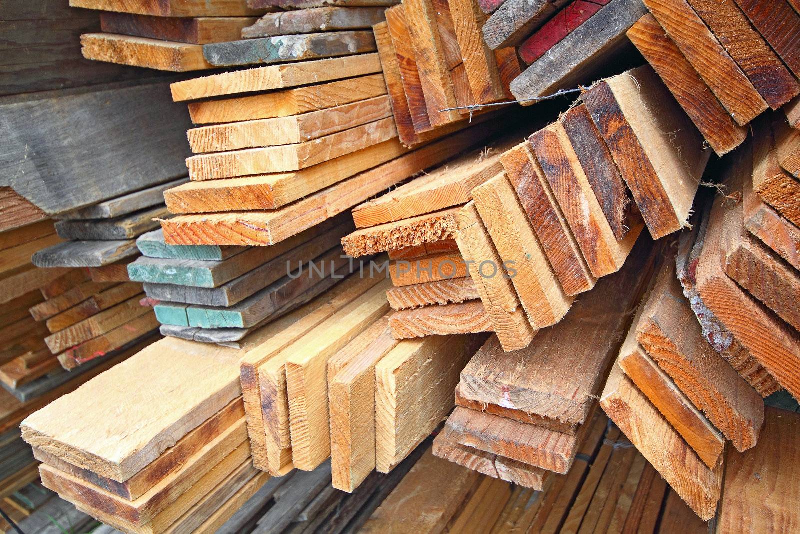 Stack of lumber 