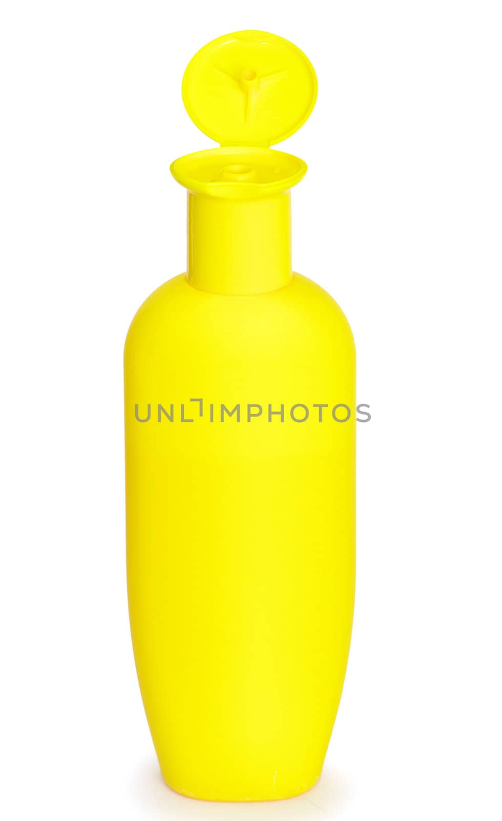 Blank packaging bottles isolated on white