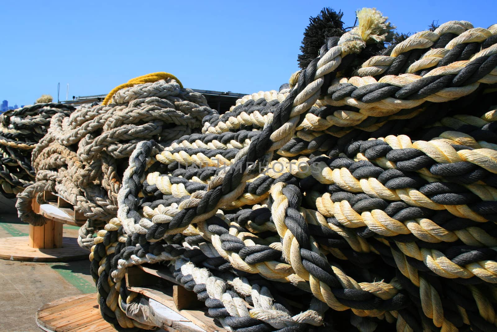 Ship Yard Ropes by MichaelFelix