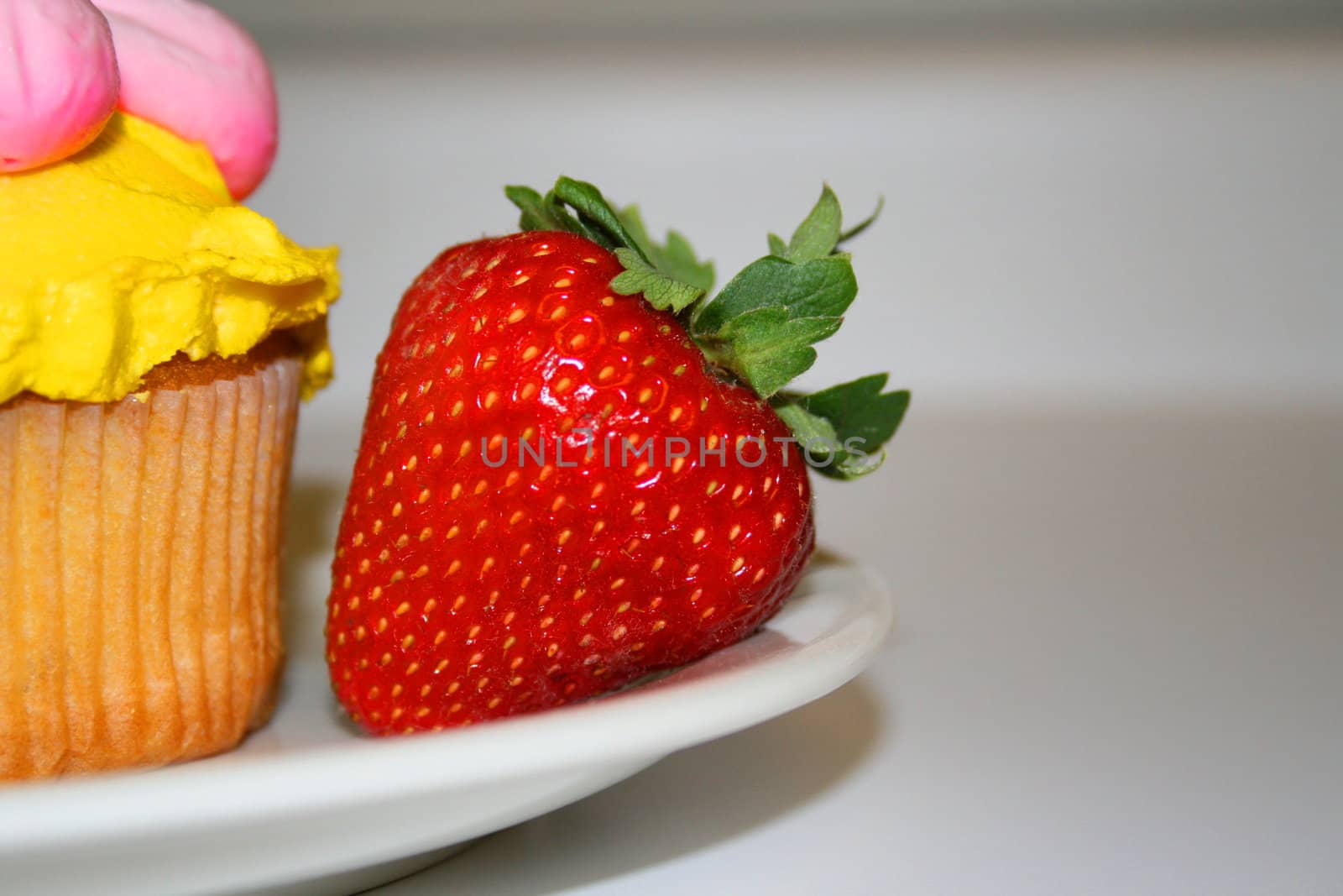 Strawberry And A Muffin by MichaelFelix