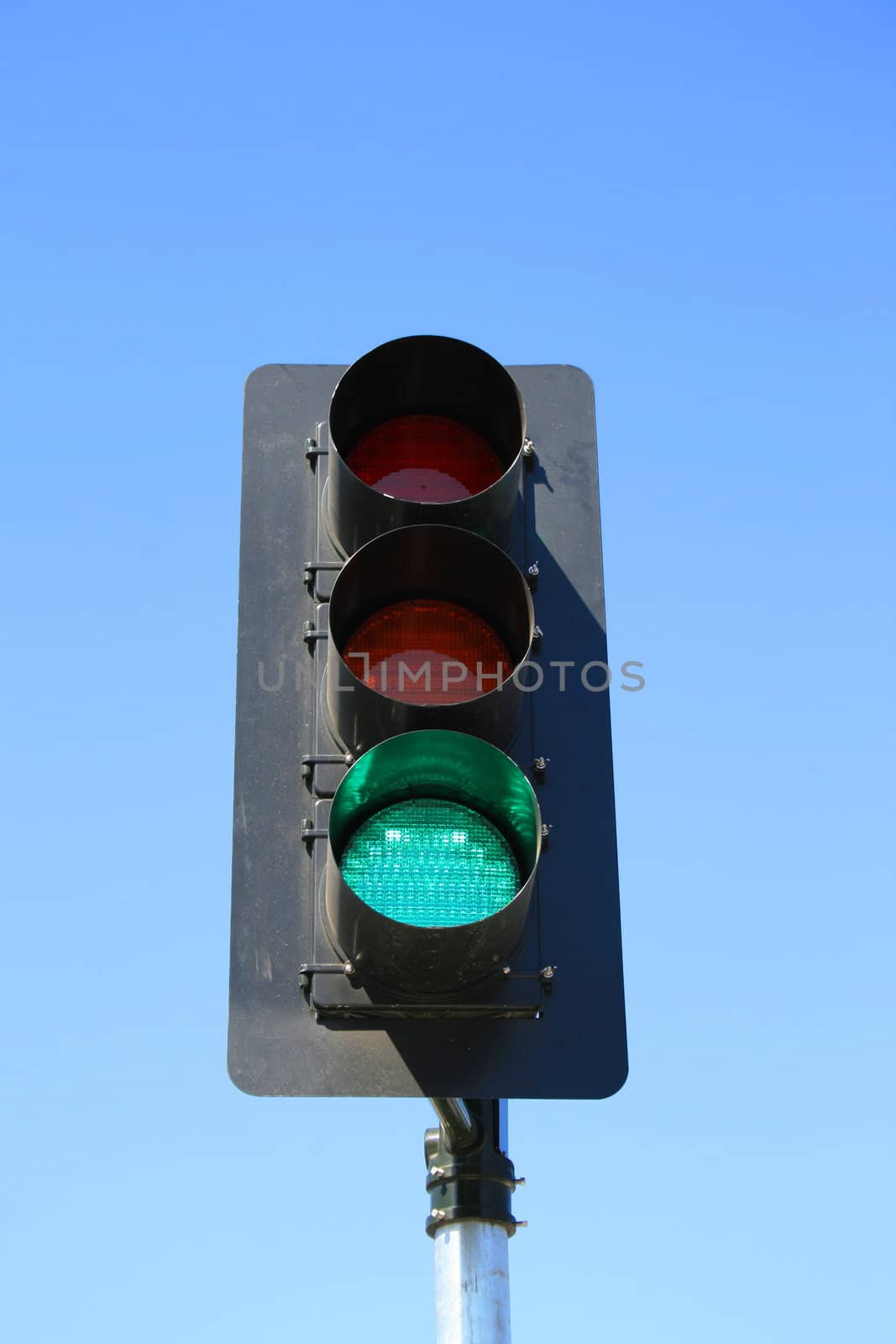 Traffic Light Showing Green Light by MichaelFelix