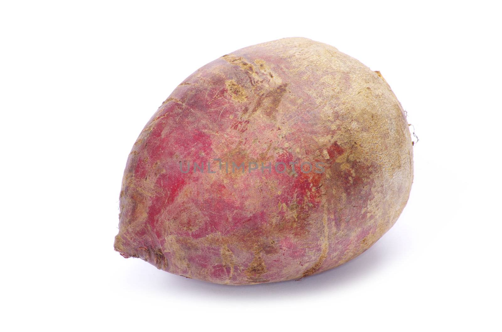 beet root isolated on white
