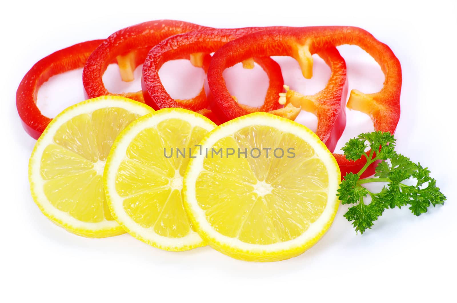  pepper isolated on a white background