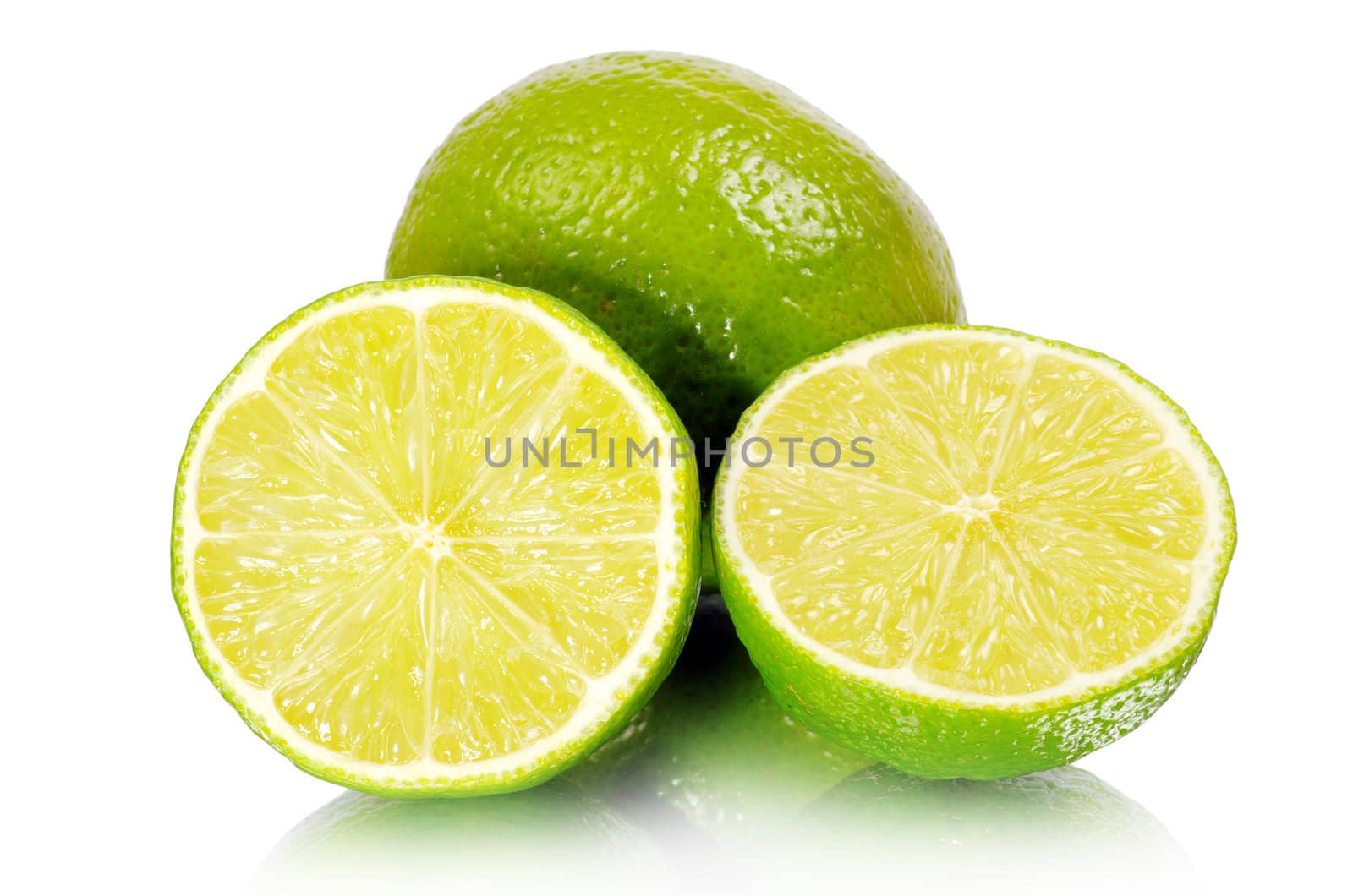  lime isolated on white background