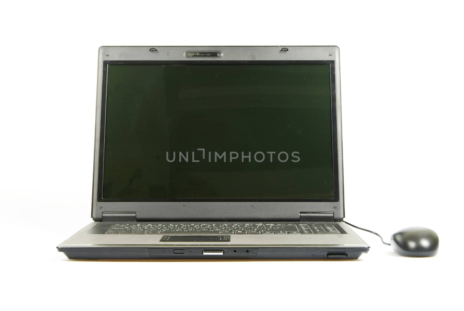 professional laptop isolated on white background 